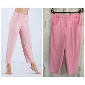Weissman Woven Suit Pants Women’s Size MA (32x23) Pink‎ Ankle Crop